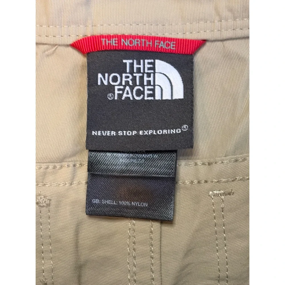 The North Face‎ Mens Horizon Cargo Hiking Shorts Tan Khaki Nylon Size 30